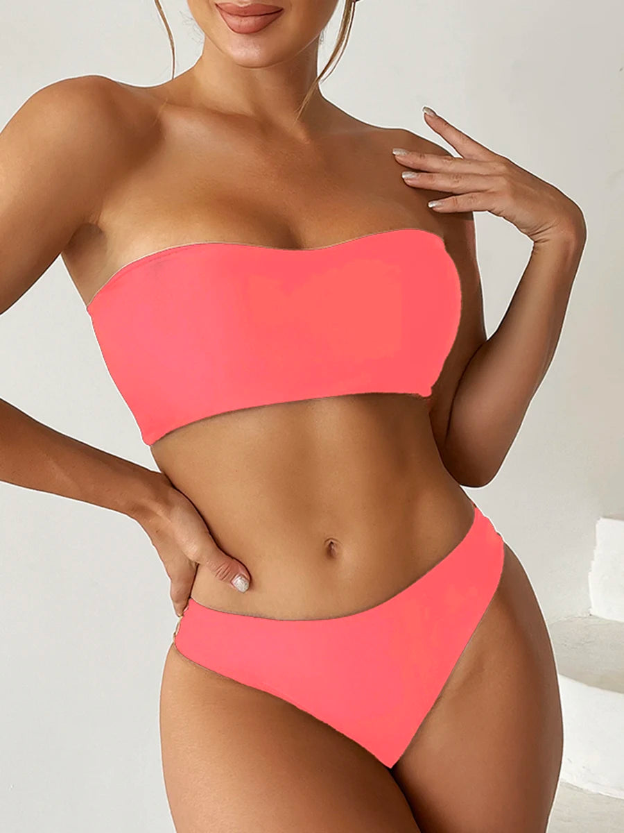 Classic Strapless Bikini Set