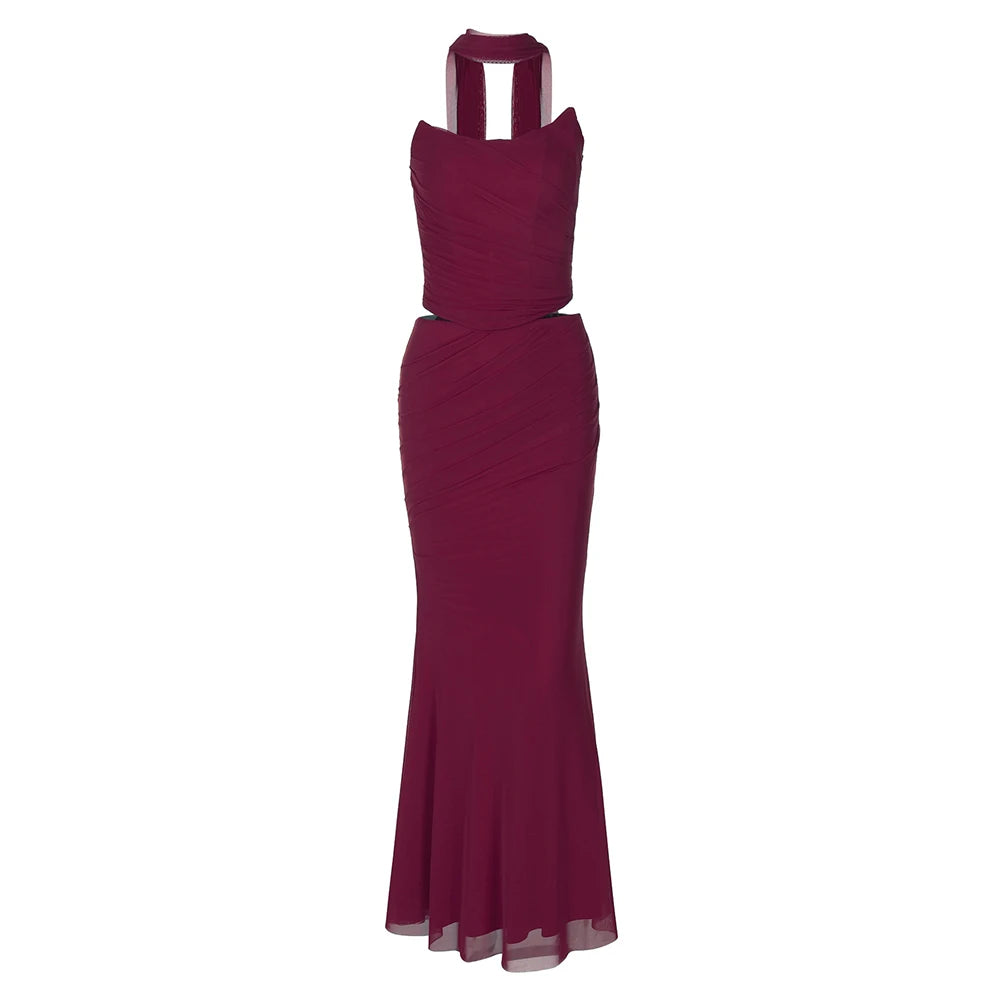 Strapless Bodycon Maxi Dress