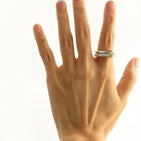 Radiant Harmony Gold Ring