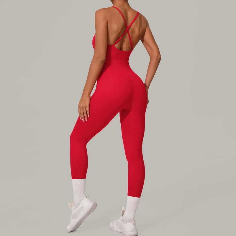 Strappy Body Sculpt Jumpsuit