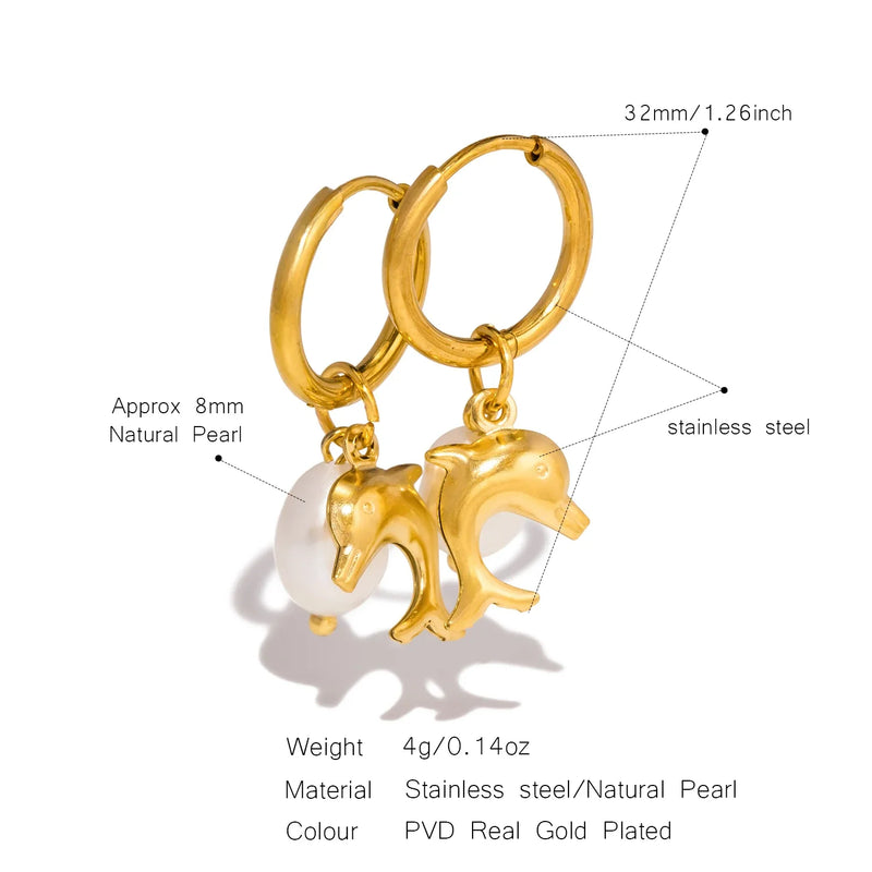 Sea Freshwater Earrings