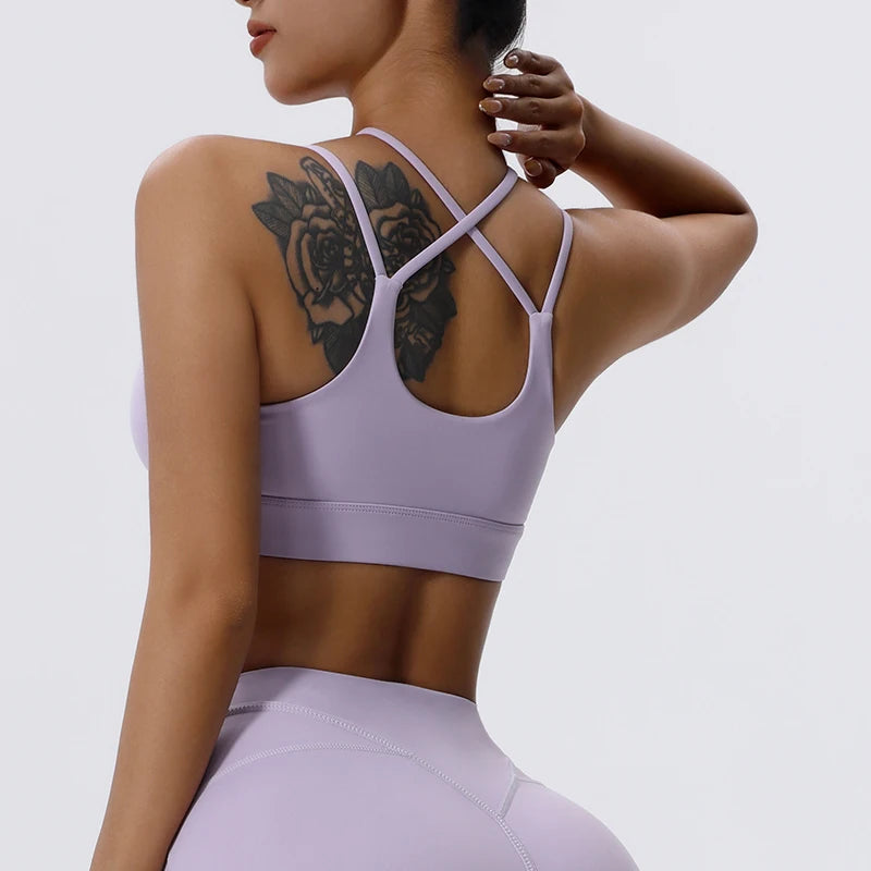 Cross-Strap Sports Bra