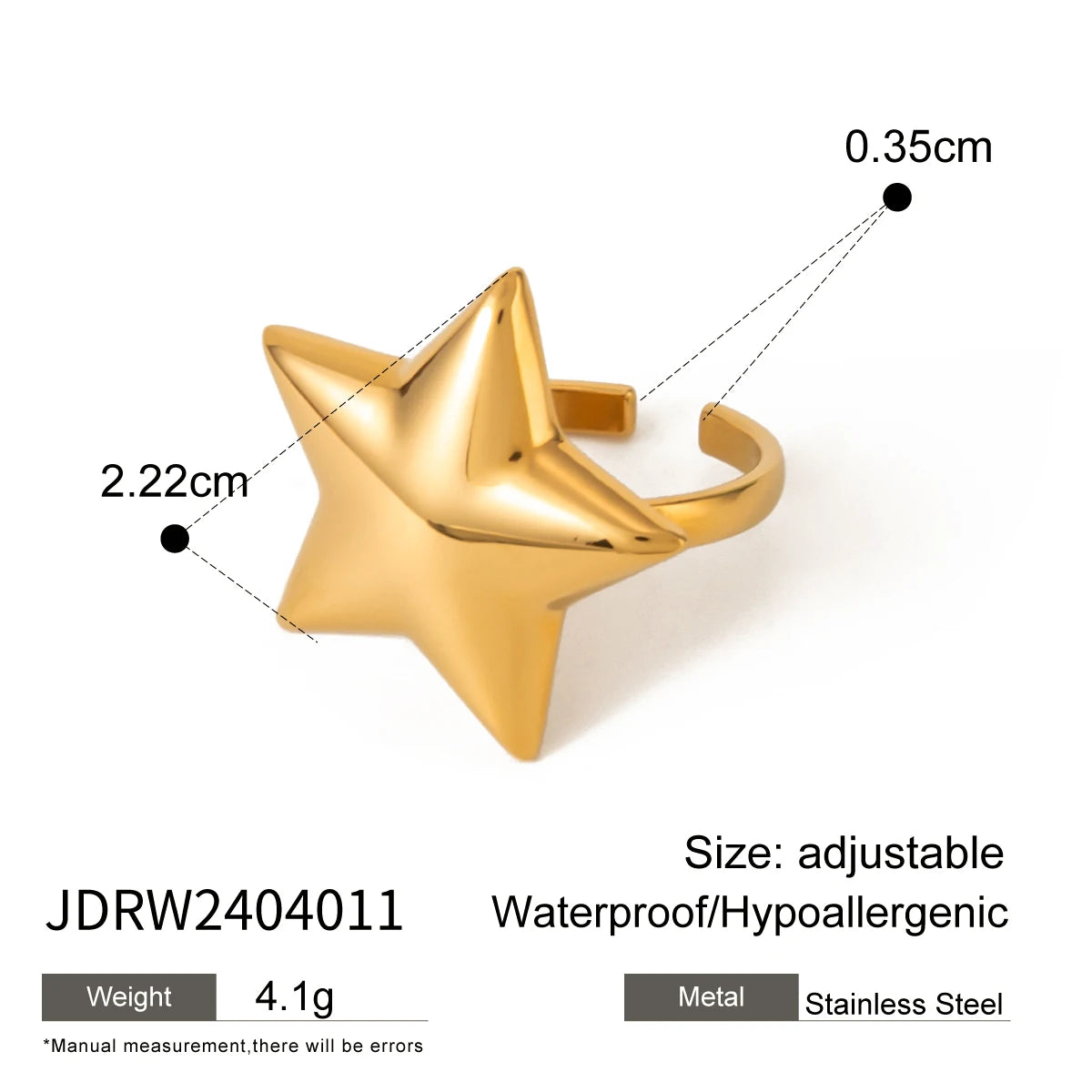 Iconic Motif Statement Ring Set