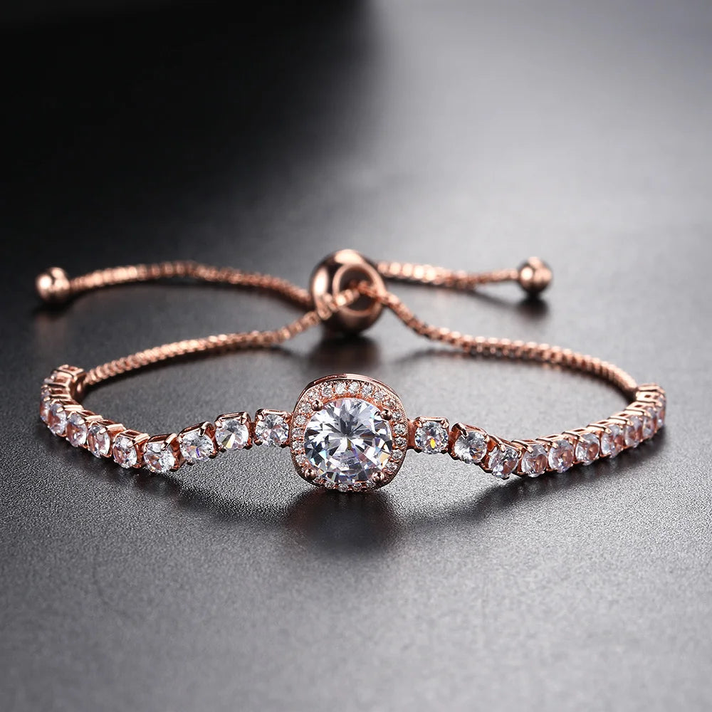 Elegant Crystal Tennis Bracelet