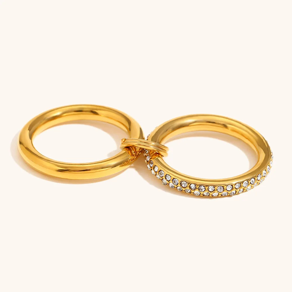 Radiant Harmony Gold Ring