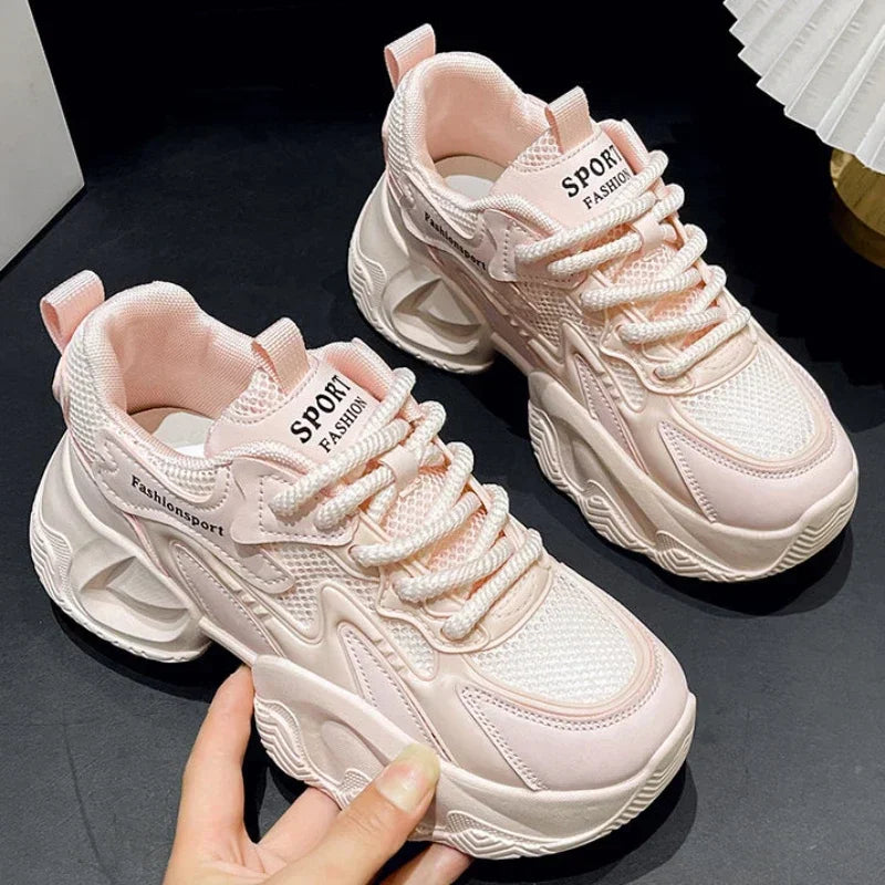 Chunky Wave Sole Sneakers