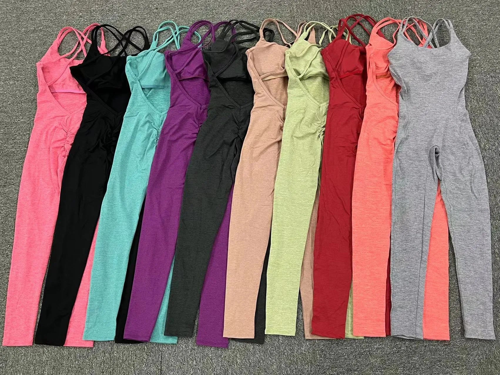 Seamless One-Piece Workout Jumpsuit
