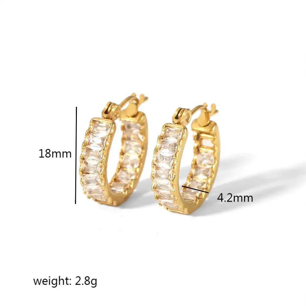 Radiance Hoop Earrings