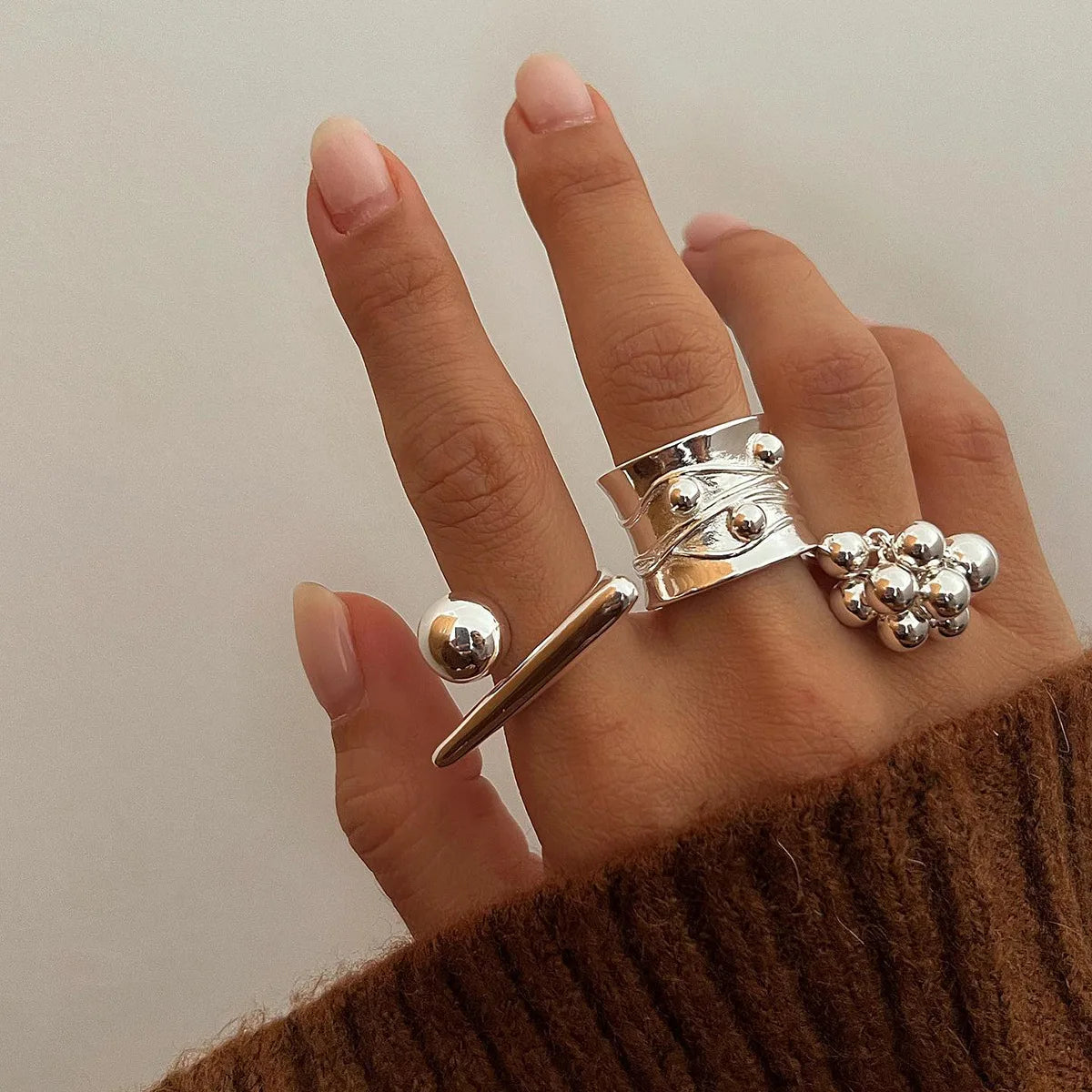 Modern Orbit Statement Ring