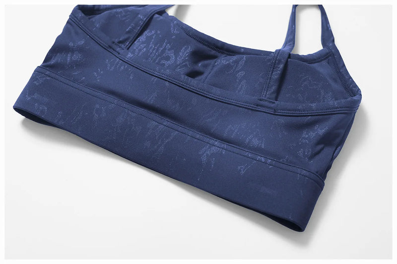 Seamless Textured Sports Bra & Biker Shorts Set