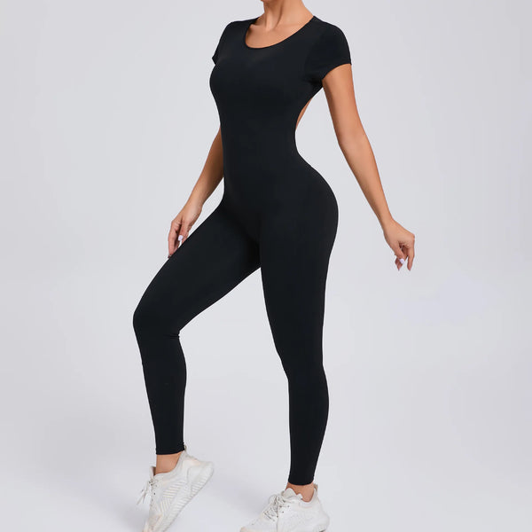 Short Sleeve Full Body Jumpsuit