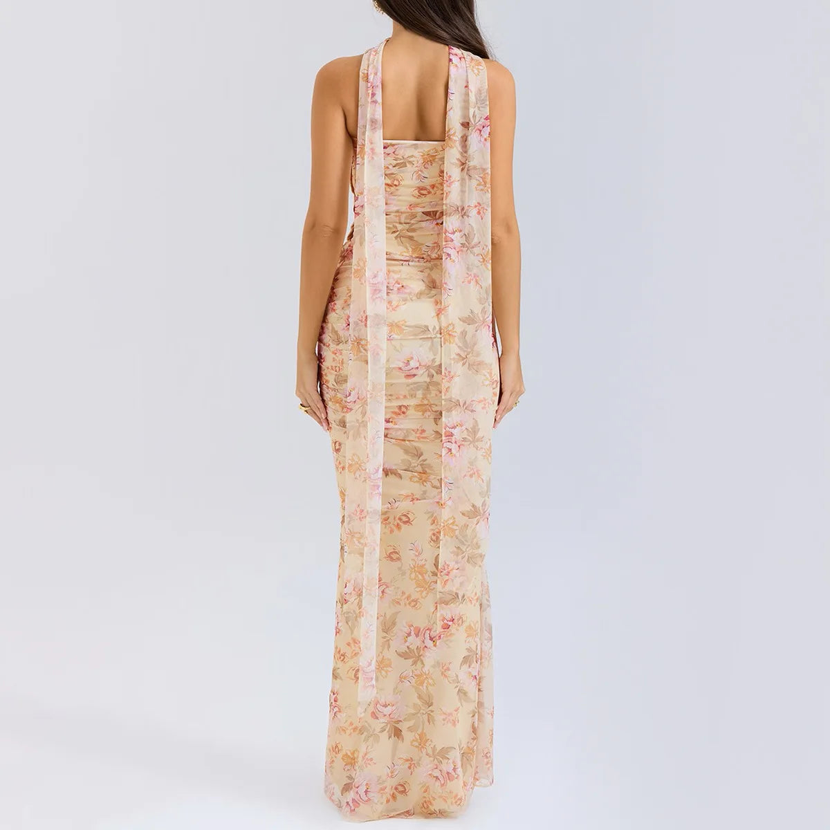 Strapless Bodycon Maxi Dress