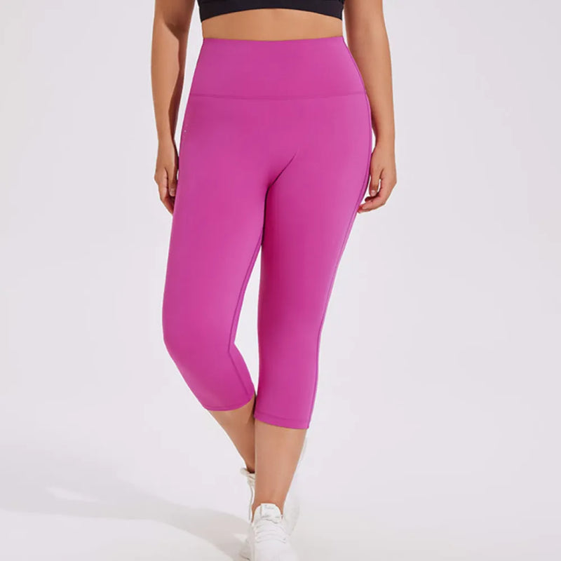 DELUXE 3/4 Leggings - Fuchsia