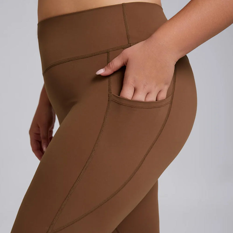 DELUXE Leggings - Coffee
