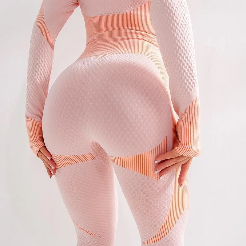 FLEX Full Length Legging - Peaches and Cream