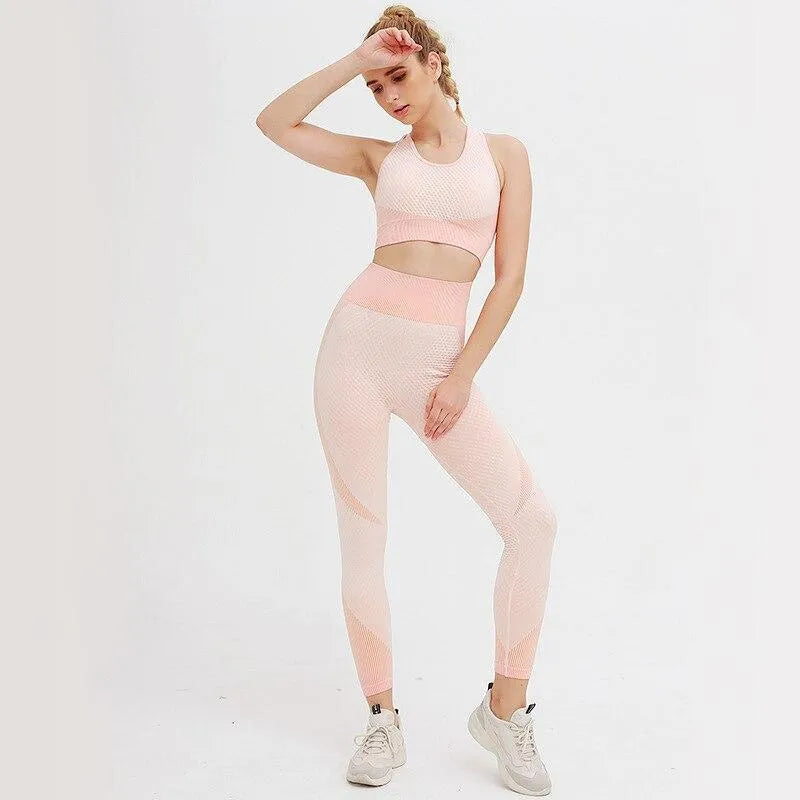 B|Fit FLEX Sports Crop - Peaches and Cream