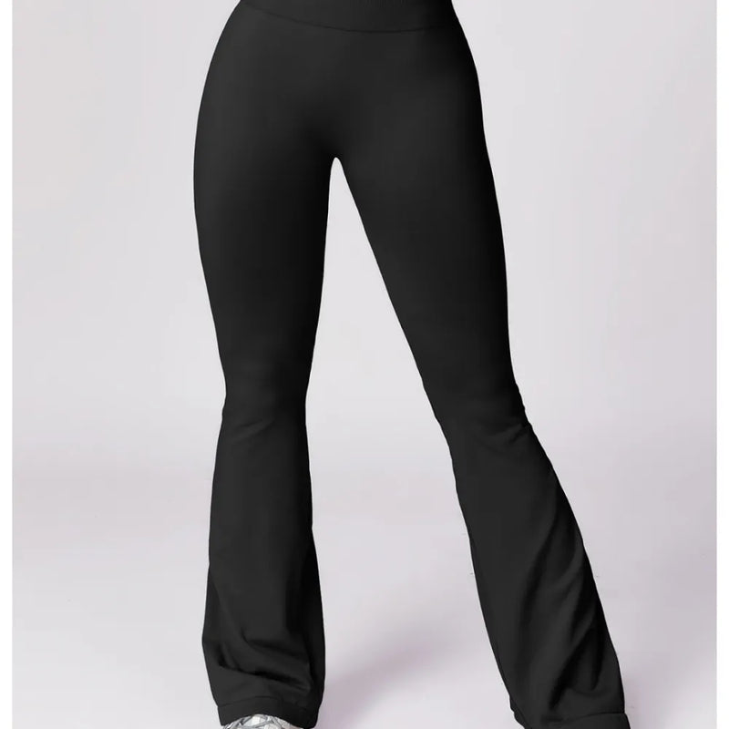 TRACK Flare Leggings - Black