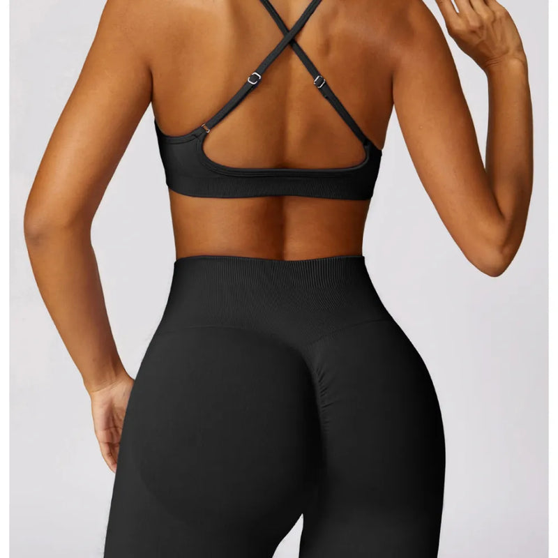 TRACK Flare Leggings - Black