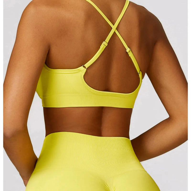 B|FIT TRACK Sport Bra - Lemon